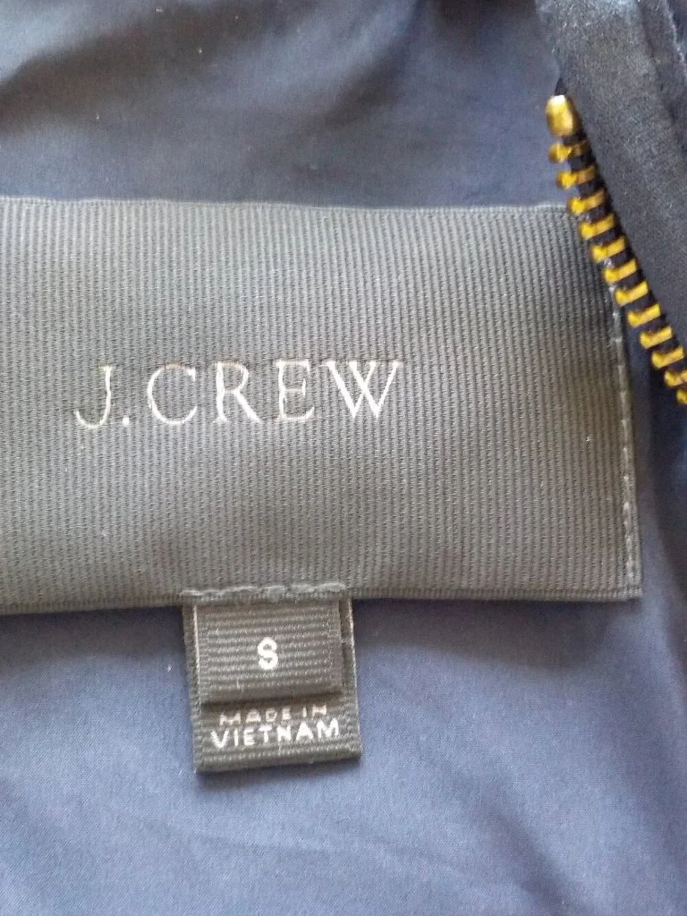 J. Crew Puffer Vest - Small - Red/Blue Plaid Zip Pockets High Collar (2372)